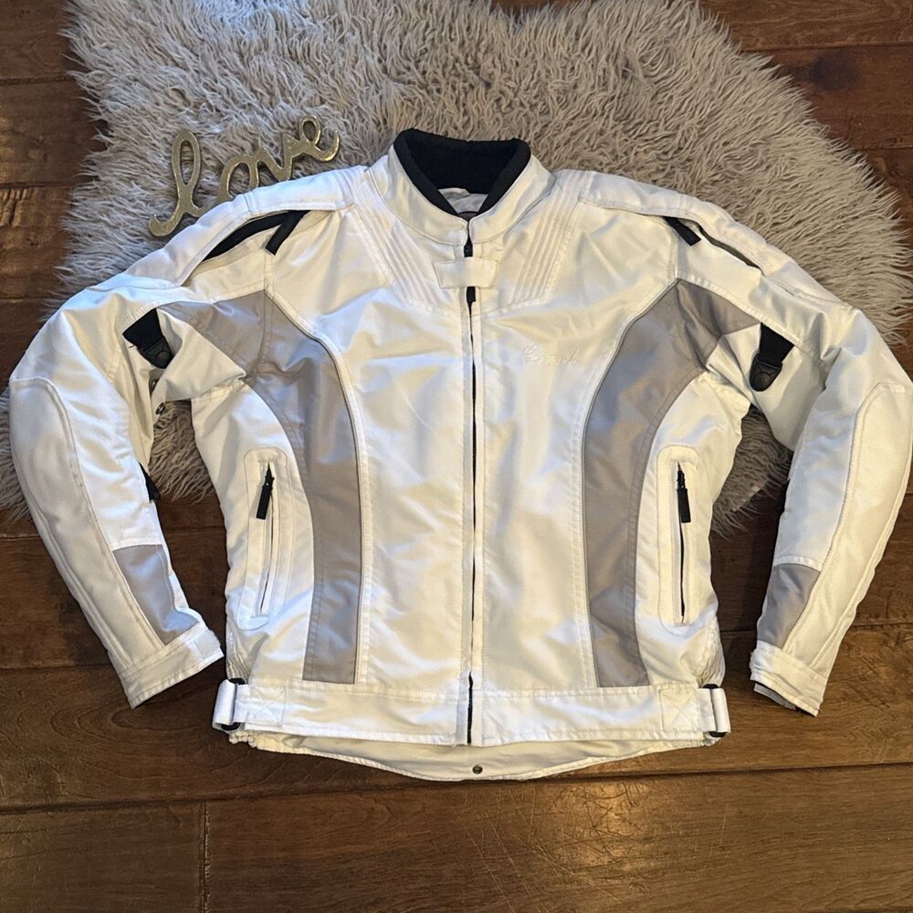 CORTECH LRX Series 2 Womens Motorcycle Jacket Size SM 8-10 White